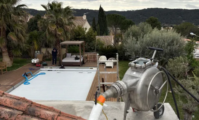 Chemisage d'une conduite d'eaux pluviales